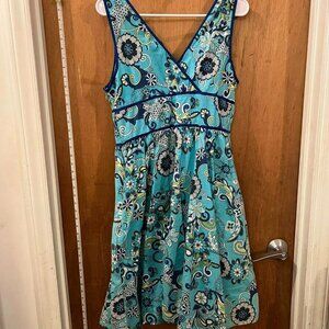 🐻Size 12 - George - Blue Toned Sleeveless Dress